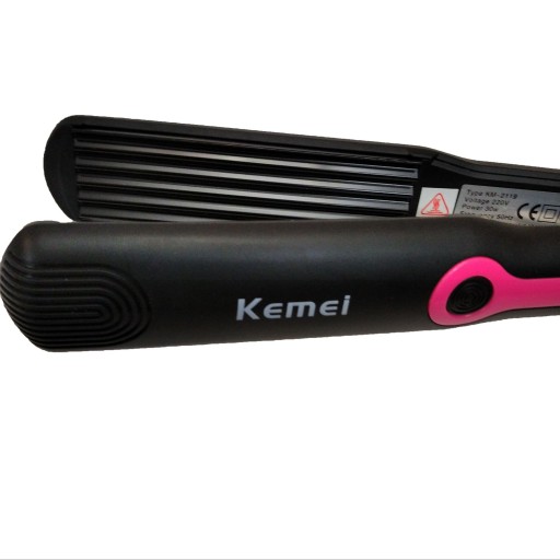 اتو مو( موجی)   کیمی KM-2119 Kemei Hair Iron با صفحات سرامیکی پیشرفته و گرم شدن 30 ثانیه ای