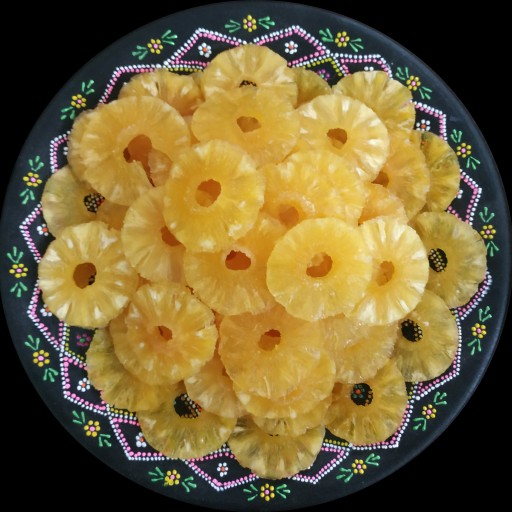 آناناس خشک کمپوتی سالینا(100 گرم)(دارای سیب سلامت)