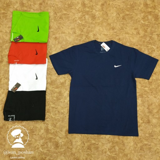 تیشرت قواره دار یقه گرد برند NIKE