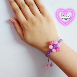 دستبند طرح گل