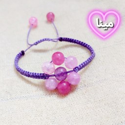 دستبند طرح گل