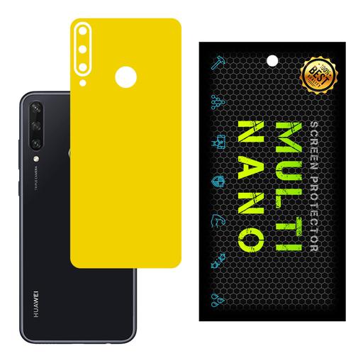 برچسب پوششی MultiNano مدل X-F1M-Yellow برای پشت موبایل هواوی Y6P
