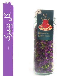 گل پنیرک (خبازی) کردستان 20 گرمی در بسته‌بندی جار شیشه‌ای