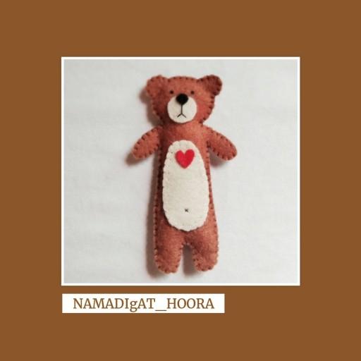 عروسک خرس نمدی 8
مناسب تزئیناتی و هدیه
مناسب تمام سنین
