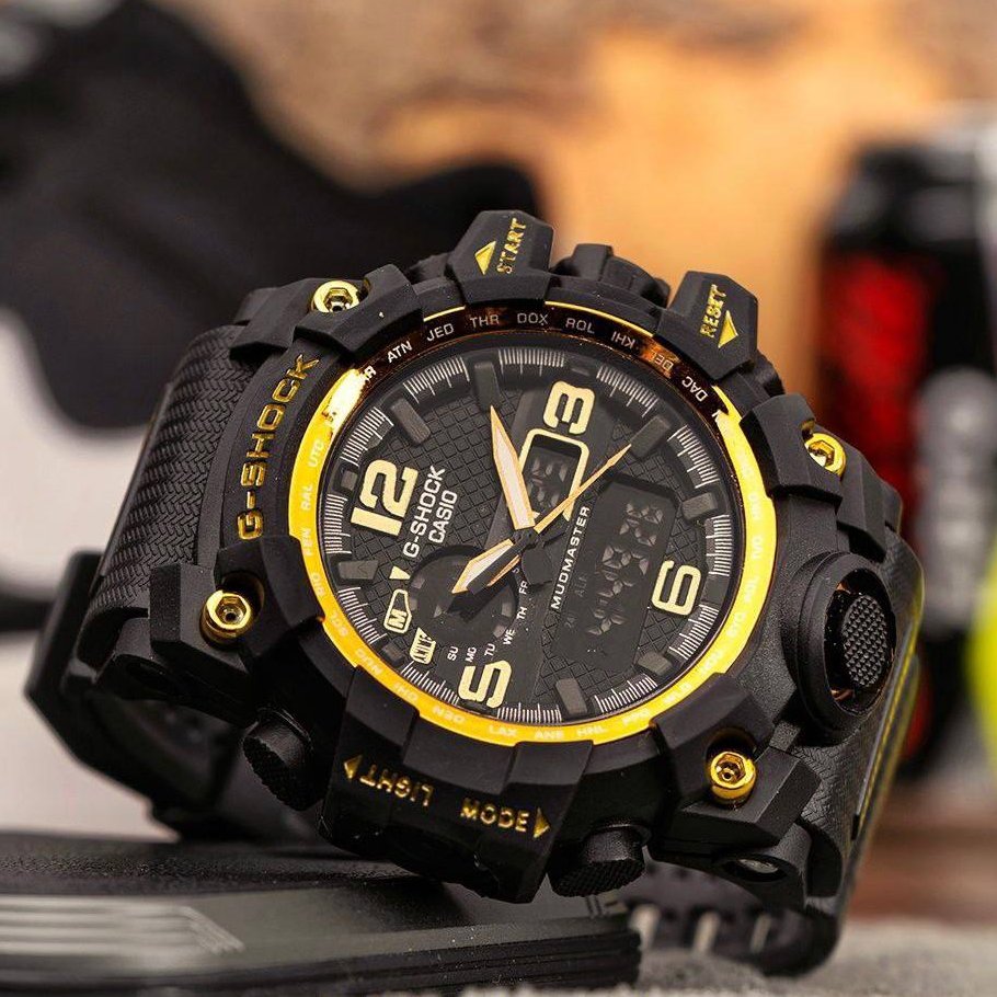 ساعت جی شاک کاسیو دو زمانه  g-shock  بند پیو موتور اصلی  کیفیت عالی کرنومتر آلارم تقویم چراغ و...با جعبه کادویی و ارسال