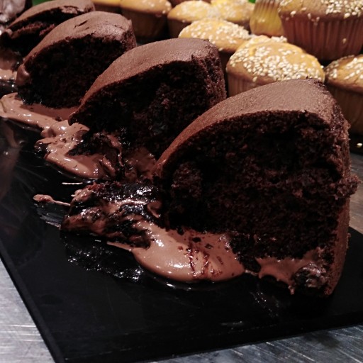 کیک دبل چاکلت کیک مذاب (یک کیلوگرم)
