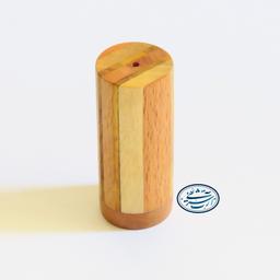 نمکدان چوبی استوانه ای 