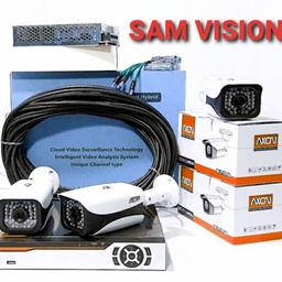 دوربین های مداربسته مناسب مغازه و اماکن تجاری فول اچ دی پک کامل 4دوربین قابلیت تشخیص چهره دوربین 3مگاپیکسل