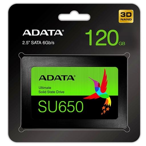 حافظه SSD ای دیتا  120 گیگابایت ADATA Ultimate SU650  گارانتی36 ماهه