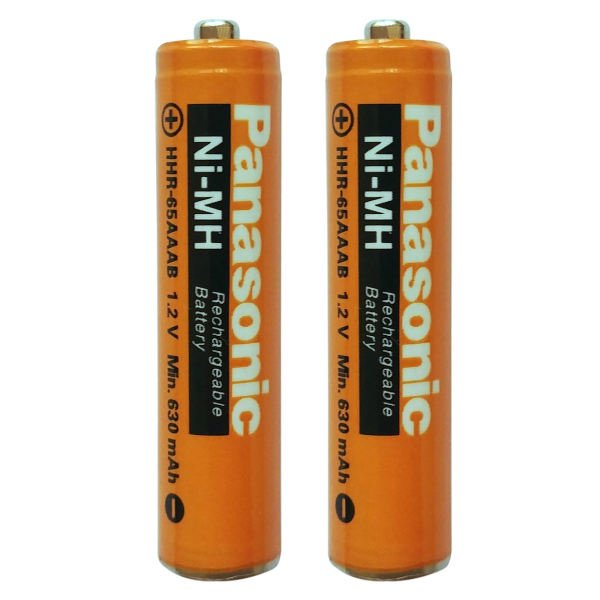 باتری نیم قلمی قابل شارژ پاناسونیک مدل HHR-3MRT/2BM. باتری گوشی بی سیم پاناسونیک