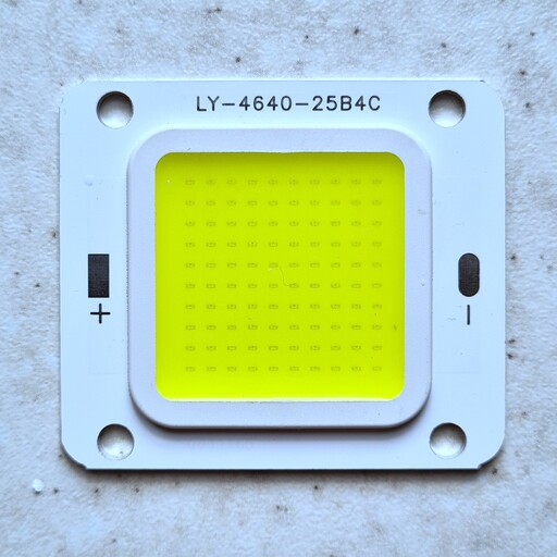 چیپ ال ای دی 50 وات پرژکتوری 12 ولت. سی او بی .cob. مهتابی chip led cob 50w 12v  