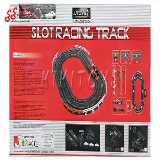 اسباب بازی  ریسینگ کنترلی  با ماشین طرح فرمول یک RACING TRACK JJ16