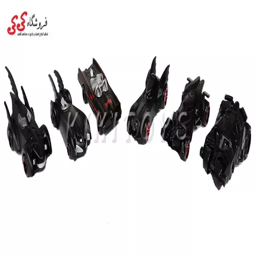 ماشین بتمن فلزی 6 عددی  اسباب بازی BATMAN CARS 0720C