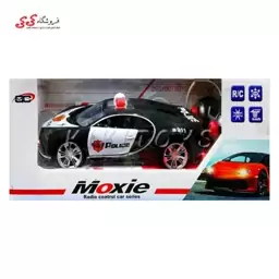 ماشین پلیس  کنترلی بوگاتی  اسباب بازی MOXIE RADIO CONTROL CAR POLICE 3700-83