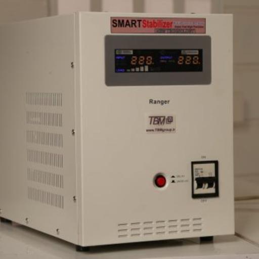 استابلایزر ولتاژ هایبرید  ترانس تقویت برق تک فاز tbm مدل smart stabilizer 20kva 