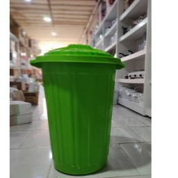 سطل 680 محصول ناصرپلاستیک سطل زباله سطل برنج  آرد تهیه شده از موادنو تکرنگ صورتی