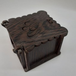 باکس چوبی جا انگشتری چوبی مخصوص گذاشتن طلا و زیور الات درطرح های مختلف