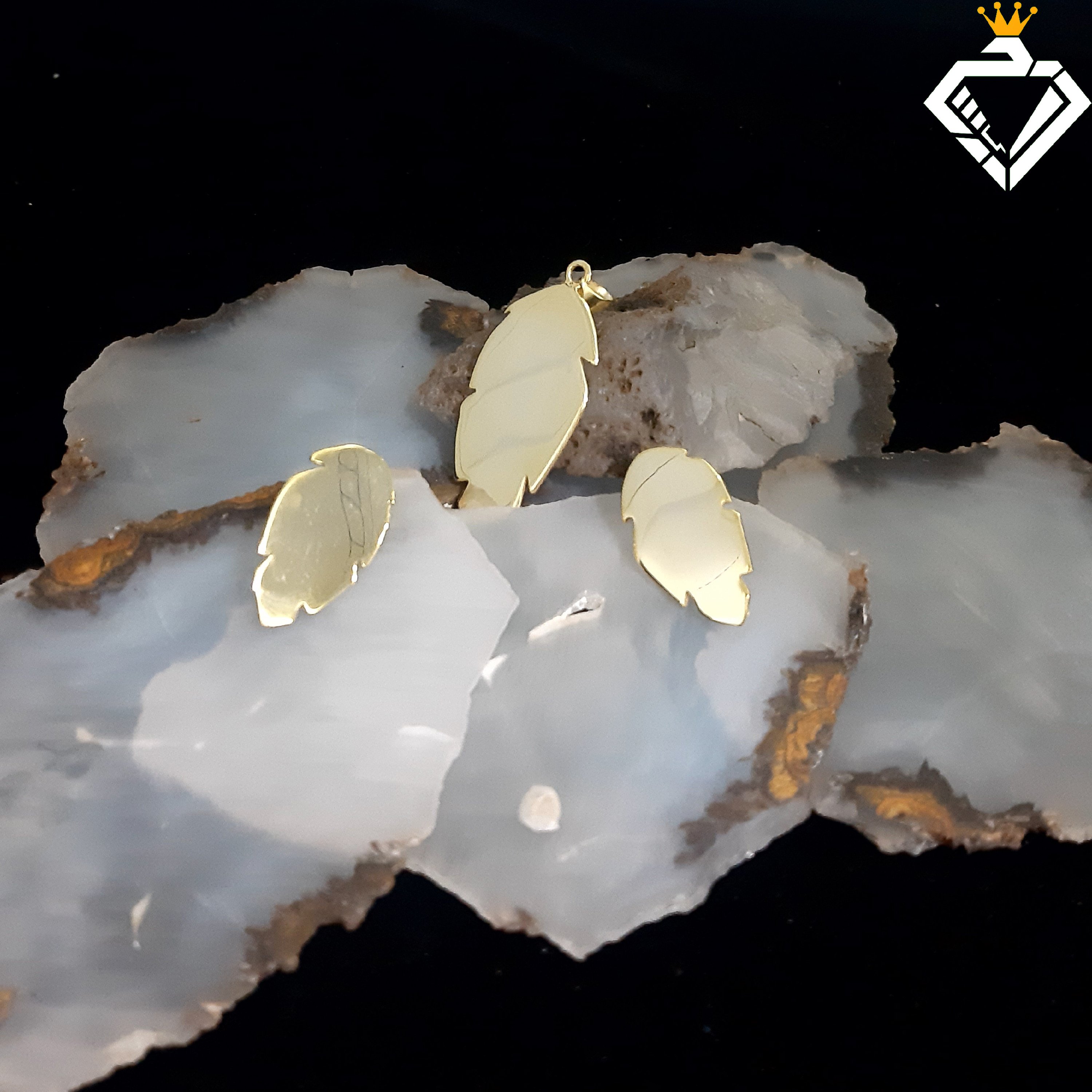 گوشواره و آویز طرح برگ