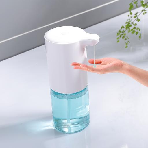 پمپ مایع دستشویی اتوماتیک  مدلLucid 400ml قابل شارژ رنگ سفید طوسی