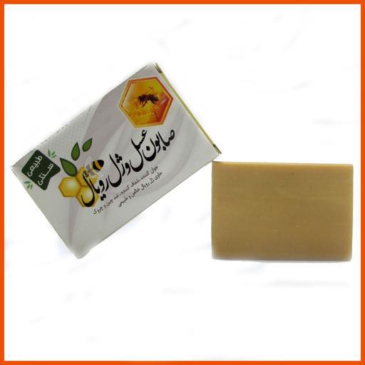 صابون عسل و ژل رویال (تهیه شده به روش سنتی و از مواد طبیعی و ارگانیک)