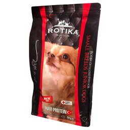 غذای خشک سگ نژاد کوچک جوان برند روتیکا 2 کیلویی
