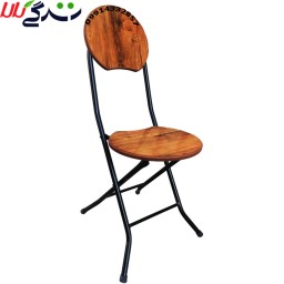 صندلی تاشو چوبی سایز متوسط یا صندلی سفری و مسافرتی و صندلی چوبی یا صندلی زینتی