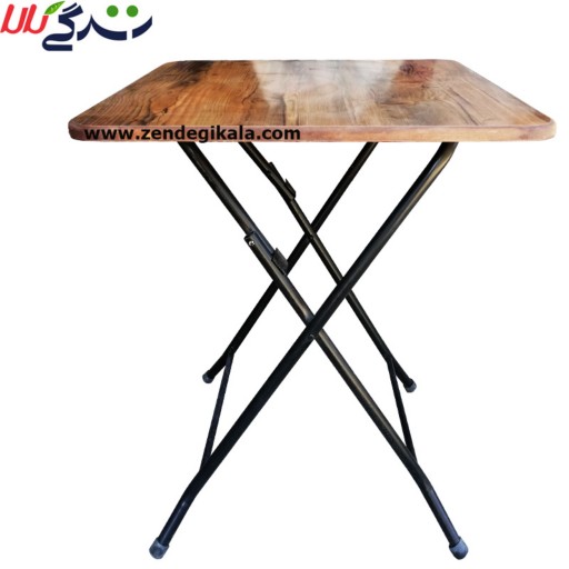 میز تاشو سفری مربع شکل نهار خوری یا میز نهار خوری یا میز تاشو چوبی یا میز عسلی