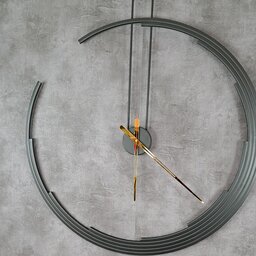 ساعت مدرن دیواری H132 فلزی با رنگ کوره ای استاتیک با سفارش سازی اندازه و رنگ
