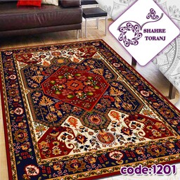  روفرشی دور کش و کشدار طرح فرش سنتی 4متری کد 1201