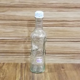 بطری آب شیشه ای یک لیتری بلند بلور نیلوفر با کیفیتی مناسب