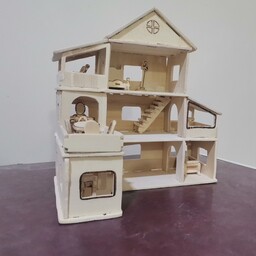 خانه ی اسباب بازی چوبی دست ساز معرق