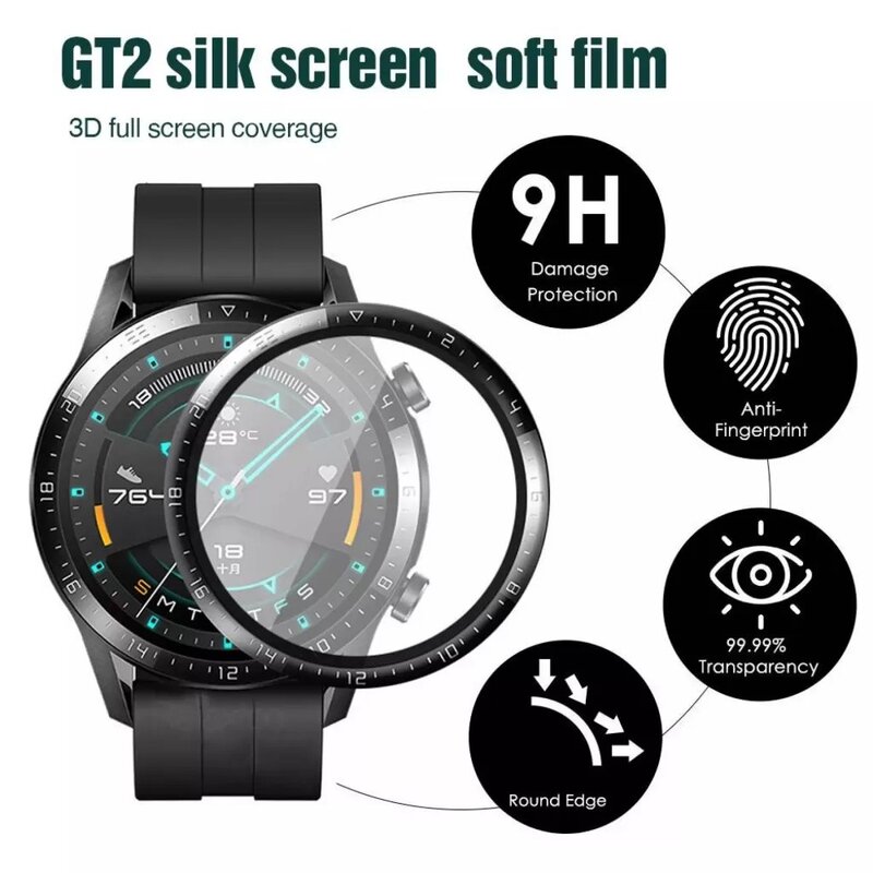 گلس نانو سرامیک ساعت هوشمند هواوی واچ جی تی 2 پرو / Glass nano Huawei watch GT2 Pro