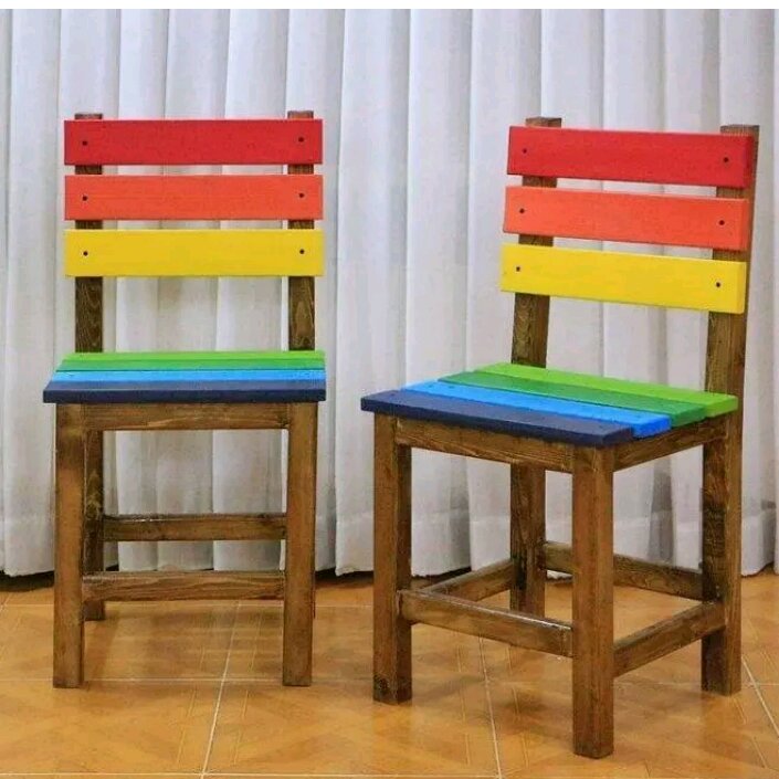 میز و صندلی و نیمکت چوبی چوب روس رنگ فانتزی ضد آب (پس کرایه)