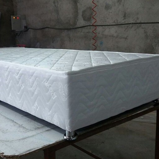 تخت خواب باکس تک نفره سایز 90 در 200 سانتیمترجایگزین تخت خواب رنگ سفید 