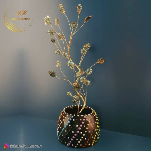 گلدان سفالی دکوری نقطه کوبی شده 
ابعاد : 6*8*8 cm 
وزن : 700 گرم 
رنگ : مشکی 
دکوری - تزئینی