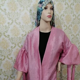 مانتو یقه هفت آستین کیمونو پفی بنددار
مدل خاص برای مشکل پسندان