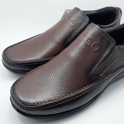 کفش مردانه چرم طبیعی برند رخشی کد2006