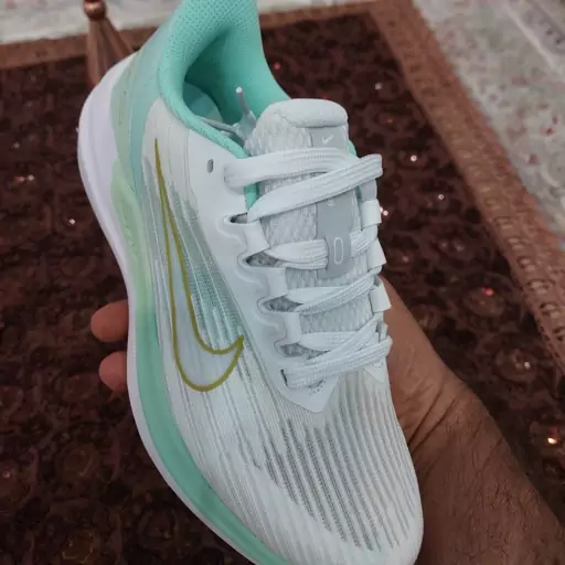 کفش رانینگ و پیاده روی نایک زوم مستر کوالیتی ویتنامی  سبزبانوان nike air zoom  وینفلو 