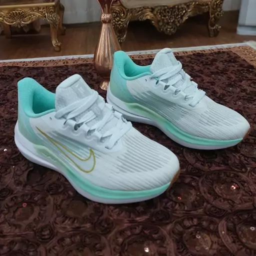 کفش رانینگ و پیاده روی نایک زوم مستر کوالیتی ویتنامی  سبزبانوان nike air zoom  وینفلو 