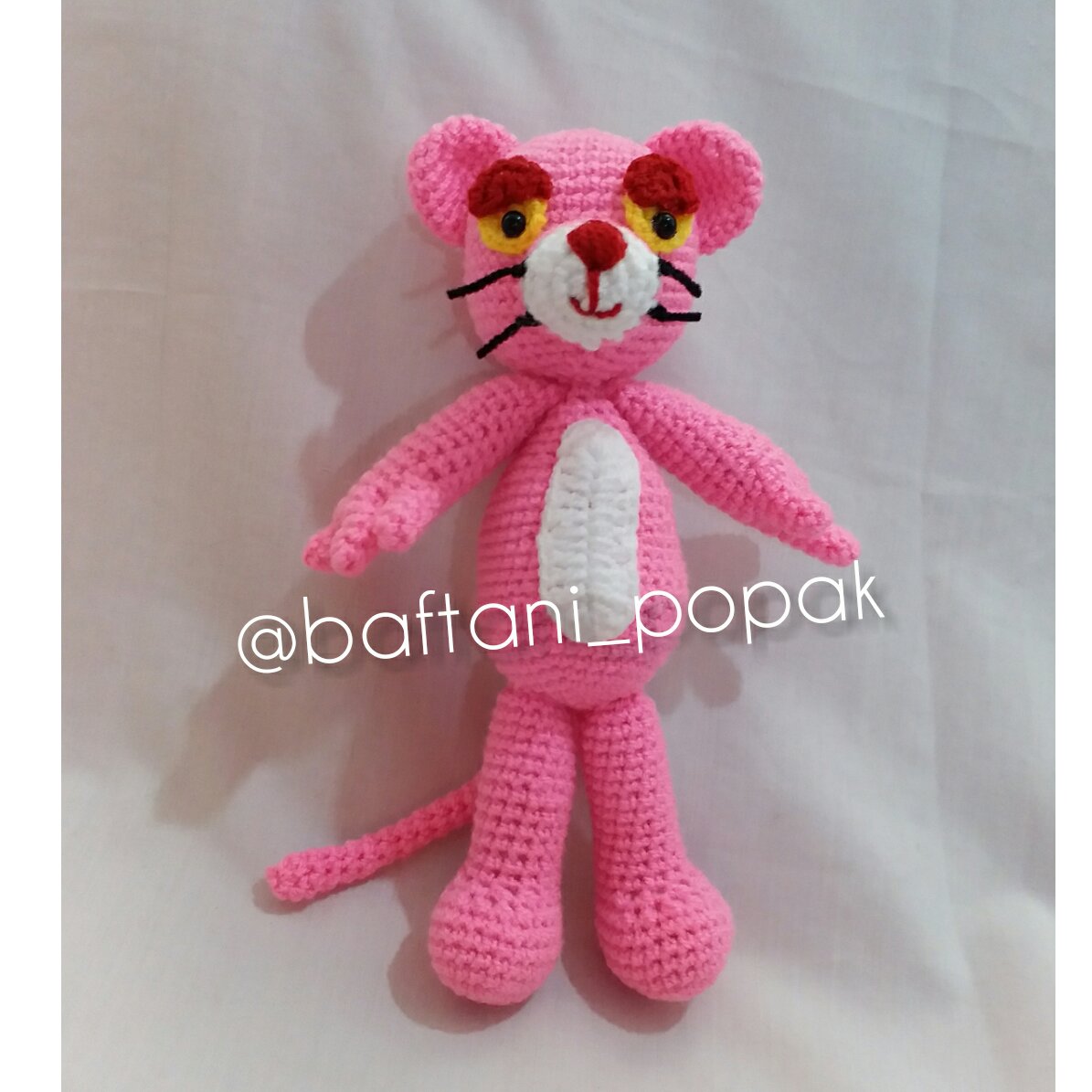 پلنگ صورتی بافتنی پونه..بچه هاکه عاشقشن