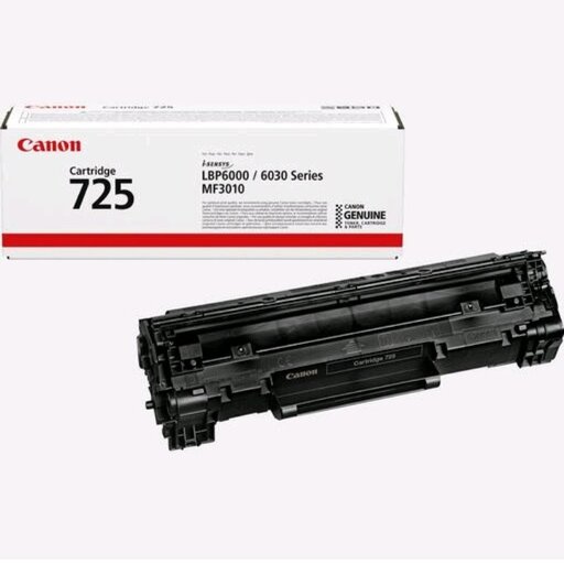 تونر کارتریج کانن مدل 725مشکی اورجینال فابریکیCanon 725 laser cartridge