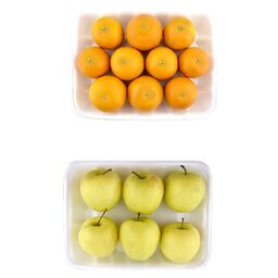 سیب زرد - 2 کیلوگرم و پرتقال تامسون شمال - 2 کیلوگرم