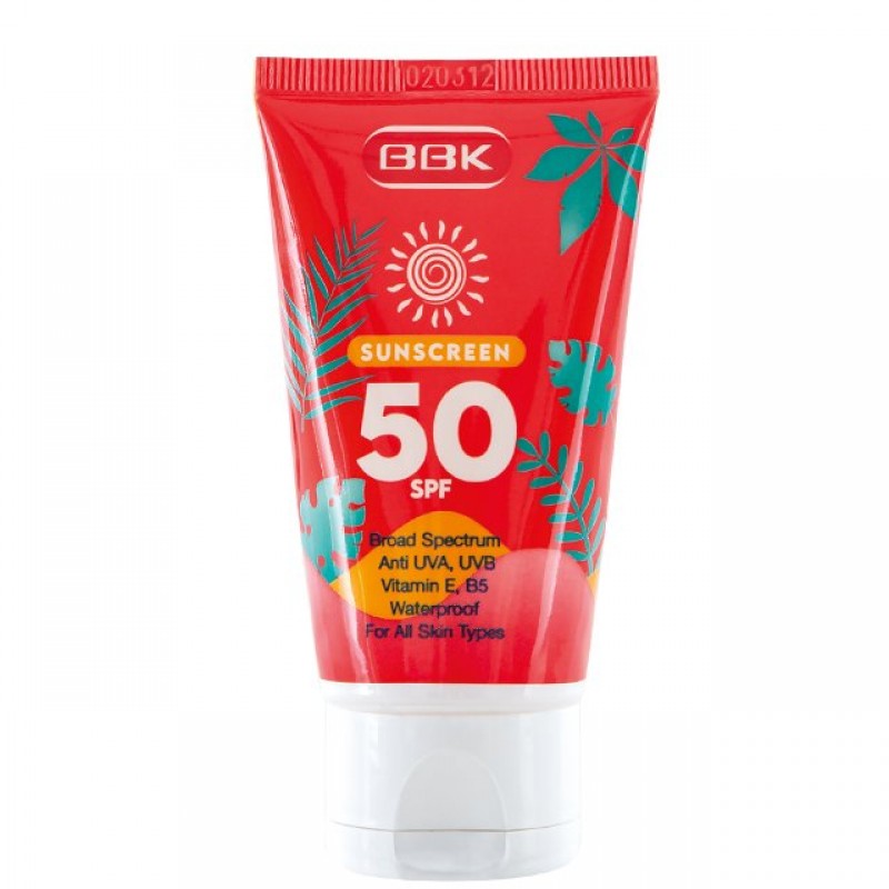 کرم ضد آفتاب ببک 50 SPF بدون رنگ