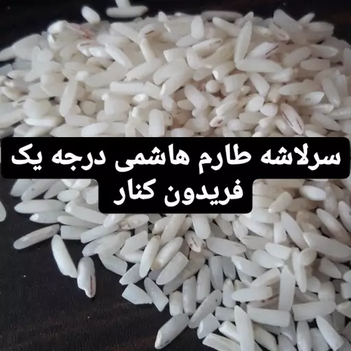 برنج سرلاشه طارم هاشمی درجه یک فریدون کنار 