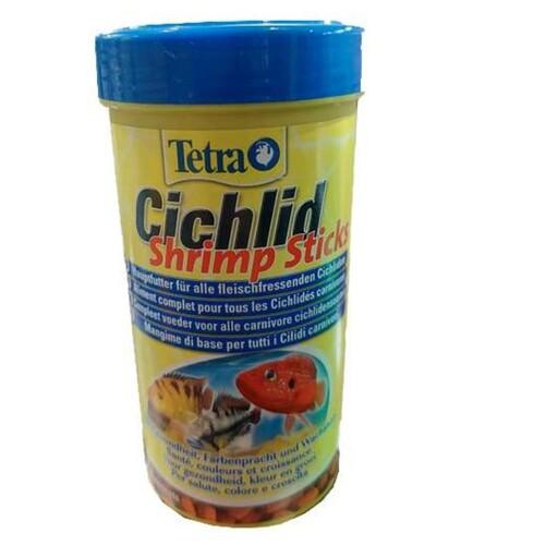 غذای ماهی زینتی بند تترا مدل cichlid shirimp sticks