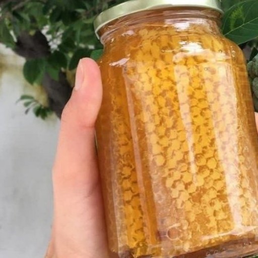 عسل چند گیاه مخلوط (مخلوط عسل با موم و شهد عسل) کیفیت عالی(وزن یک کیلو)
