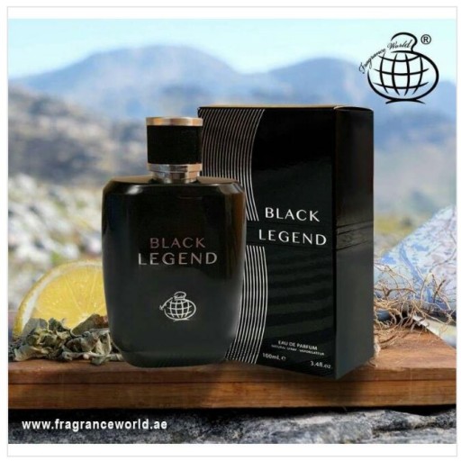 عطر ادکلن ادوپرفیوم مردانه فراگرنس ورد بلک لجند | Fragrance World BLACK Legend 100 میلی