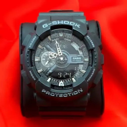 ساعت مچی مردانه و پسرانه کاسیو جی شاک بدنه مشکی casio G-shock