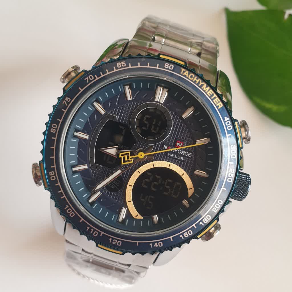 ساعتمچی مردانه ناویفورس اورجینال موتور اصلی شرکتی جنس استیل. Naviforce