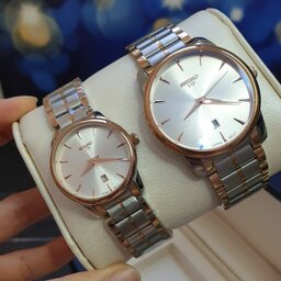 ساعت مچی ست مردانه و زنانه سیکو . بند استیل اصلی. seiko vip